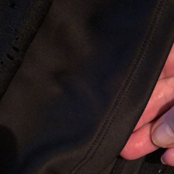 Black tee byMarc New York,  open weave. Sm - Picture 8 of 9